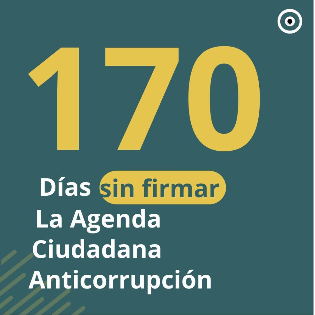 170 días sin firmar la agenda ciudadana anticorrupción